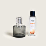 Maison Berger Aroma Gift Set 
Grey hue glass lamp 
250ml Aroma Energy fragrance - Sparkling zest 
New AW24