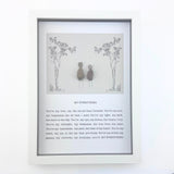 Framed Pebble Script Art - My Everything