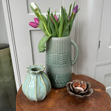 Sally Flower Candle Holder - Beige