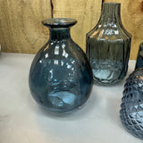 Small Glass Bottle Vases Blue - 4 styles