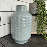 Blue Patterned Ceramic Vases H25.5cm - 2 styles