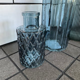 Small Glass Bottle Vases Blue - 5 styles
