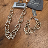 Eliza Gracious - Mis-shaped Chain Link Bracelet | Matt Silver