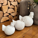 Garden Decoration - Concrete Male Rooster with wide tail - 3 sizes