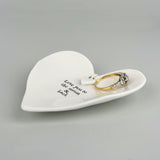 East of India Porcelain Mini Heart Ring Dish 8.5cm with gift box
Quote - Love you to the moon & back