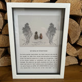 Framed Pebble Script Art - My Mum, My Everything