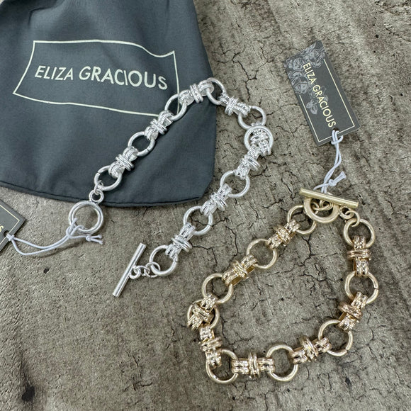 Eliza Gracious - Simple Chain Link Bracelet | 2 Colours