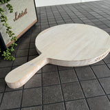Whitewashed Beaded Mango Large Chopping Board