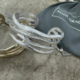 Eliza Gracious - Wave Bangle | 2 Colours