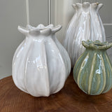 Wikholm - Lillian Off-White Tall Vase 20cm