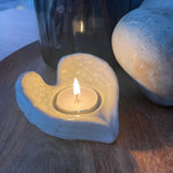 Ceramic Angel Wings T-Light Holder 9cm