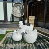 Garden Decoration - Concrete Male Rooster with wide tail - 3 sizes