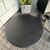 Round Black Board with handle 50cm