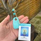 Woodstock Windchimes - Turquoise Chakra Chime
