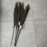 Feathered Artificial Spray pack of 6 - Khaki 70cm