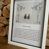 Framed Pebble Script Art - My Everything