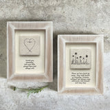 East of India Embroidered Picture - Loved you yesterday...