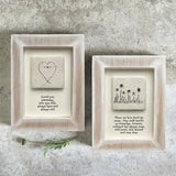 East of India Embroidered Picture - Those we love...