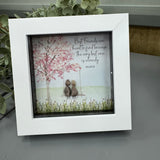 Mini Framed Pebble Art -White block square frame 12.5cm
'Best Friends are hard to find because the very best one is already mine' PPMW59
