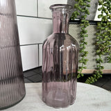 Small Glass Bottle Vases Amethyst - 4 styles