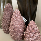 Bougie La Française Handmade quality Pinecone Candles - 3 sizes