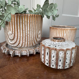 Dora Textured Planter Neutral tones - Large