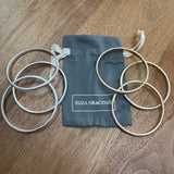 Eliza Gracious - Triple Bangle set | Pale Gold or Pale Silver