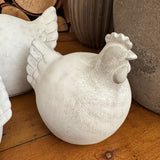 Garden Decoration - Concrete Male Rooster with wide tail - 3 sizes