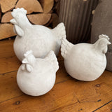 Garden Decoration - Concrete Male Rooster with wide tail - 3 sizes