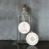 East of India Hanging Flat Round 5.5cm Porcelain Quotable Bauble
Image on one side - Mistletoe, Polar Bear & Robin holding a star
Quote on the other side - 'The brightest stars on a Christmas night are those we've lost shining bright'
Dimensions - 5.5 x 5.5 x 0.4cm