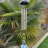 Woodstock wind chimes are tuned to beautiful melodies and scales from around the world.  When listening to a Woodstock Chime you're hearing a perfectly tuned musical instrument played by the wind.
17" CHAKRA CHIMES - Aventurine (CCAV)
Aventurine represents the Heart Chakra - love and compassion.