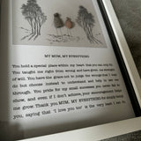 Framed Pebble Script Art - My Mum, My Everything