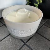Scented Soy Candle with Crystal - Never ever forget how amazing you are