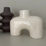 Speckled Earthenware Vase