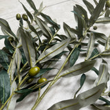 Artificial Olive Green Spray L100cm