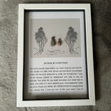 Framed Pebble Script Art - My Mum, My Everything