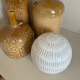 Decorative Ceramic Ball - Vertical stripes