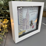 Midi Framed Glitter Pebble Art - 'Think about the stories you want to tell....'