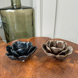 Sally Flower Candle Holder - Beige