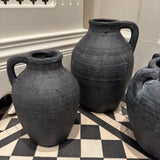 Ellie Black Terracotta Vases - 2 sizes