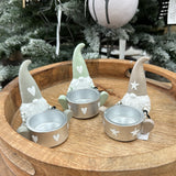 Gerald Gonk T-Light Holder in Beige, Grey or Mint Green