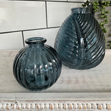 Small Glass Bottle Vases Blue - 5 styles
