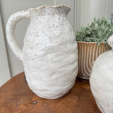 Speckled Rim Beba Off-white Jug - 2 sizes