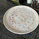 Round Bamboo Star tray 39cm