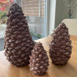 Bougie La Française Handmade quality Pinecone Candles - 3 sizes