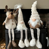 Sitting fabric Moose with Dangly legs