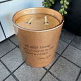 Scented Medium Soy Candle - Audrey Hepburn quote