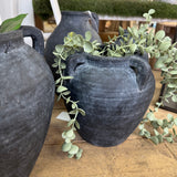 Medora Black Terracotta Vases - 2 sizes