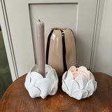 Nerea White Flower Candle Holders - 2 styles