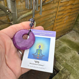 Woodstock Windchimes - Amethyst Chakra Chime